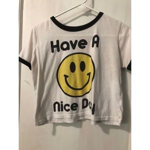 Have A Nice Day Crop Top